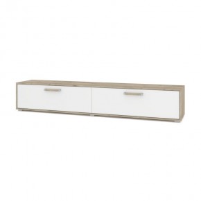 ФЛОРИДА Ф32 Тумба ТВ (дуб серый/белый) в Сысерти - sysert.ok-mebel.com | фото