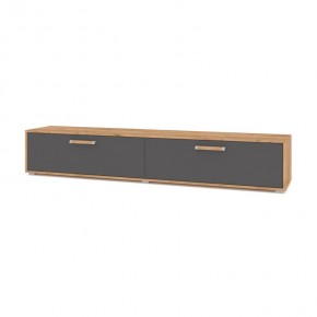 ФЛОРИДА Ф32 Тумба ТВ (дуб золотой/графит) в Сысерти - sysert.ok-mebel.com | фото