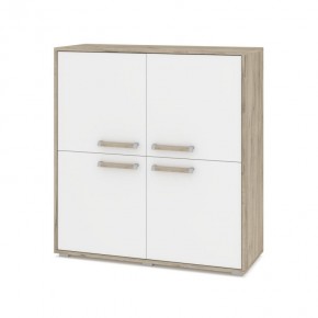 ФЛОРИДА Ф43 Комод (дуб серый/белый) в Сысерти - sysert.ok-mebel.com | фото