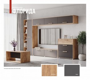 ФЛОРИДА Гостиная (модульная) дуб золотой/графит в Сысерти - sysert.ok-mebel.com | фото