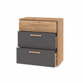 ФЛОРИДА Гостиная (модульная) дуб золотой/графит в Сысерти - sysert.ok-mebel.com | фото 10