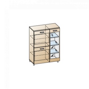 Гостиная Камелия Композиция 6 (Снежный ясень - серый) в Сысерти - sysert.ok-mebel.com | фото 7