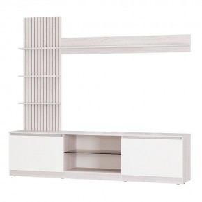 Гостиная Убер ГС-05 (ясень белый/белый) в Сысерти - sysert.ok-mebel.com | фото 2