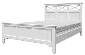 ГРАЦИЯ-5 Кровать из массива 1400 (Белый Античный/Белый) в Сысерти - sysert.ok-mebel.com | фото