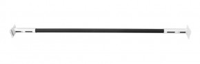 Турник раздвижной 1250-1500 цв. белый-черный FLEXTER PROFI в Сысерти - sysert.ok-mebel.com | фото