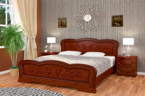 КАРИНА-8 Кровать из массива (Орех) в Сысерти - sysert.ok-mebel.com | фото