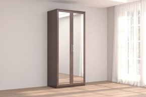 Кэт-4 Шкаф 2-х ств (2 дв зерк) (МДФ Венге) в Сысерти - sysert.ok-mebel.com | фото