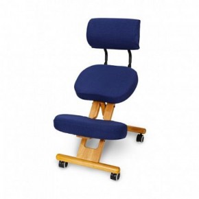 Коленный стул со спинкой Smartstool KW02В + Чехлы в Сысерти - sysert.ok-mebel.com | фото 3