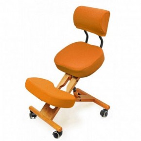 Коленный стул со спинкой Smartstool KW02В + Чехлы в Сысерти - sysert.ok-mebel.com | фото 4