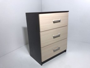 Комод 3 ящика (венге/дуб молочный) в Сысерти - sysert.ok-mebel.com | фото