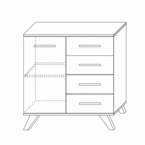 Комод 900 Вега Скандинавия в Сысерти - sysert.ok-mebel.com | фото 7