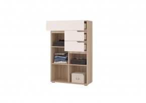 Комод АНТАЛИЯ (Сонома/Белый софт) в Сысерти - sysert.ok-mebel.com | фото 2