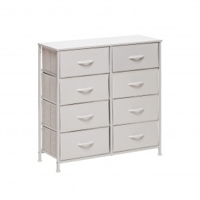 Комод Leset Линкс 8 ящ. (к/з), Каркас Белый, ящики Белые в Сысерти - sysert.ok-mebel.com | фото 3