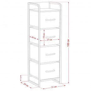 Комод Leset Ноа 4 ящика в Сысерти - sysert.ok-mebel.com | фото 9