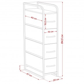 Комод Leset Ноа узкий 4 ящика в Сысерти - sysert.ok-mebel.com | фото 9