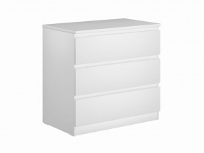 Комод МАЛЬТА с тремя выдвижными ящиками, цвет белый в Сысерти - sysert.ok-mebel.com | фото