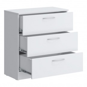 Комод мини Париж (Белый тиснение) в Сысерти - sysert.ok-mebel.com | фото 2