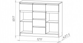 НИЦЦА-6 Комод (НЦ.06) в Сысерти - sysert.ok-mebel.com | фото 2