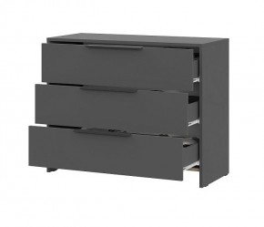 КАМЕЛИЯ 1 Серия 2 Комод 3 ящика Графит серый в Сысерти - sysert.ok-mebel.com | фото 3