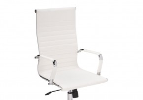 Компьютерное кресло Reus pu white / chrome в Сысерти - sysert.ok-mebel.com | фото 6