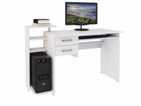 Компьютерный стол №12 (Анкор белый) в Сысерти - sysert.ok-mebel.com | фото