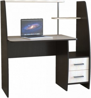 Компьютерный стол КЛ №6.2 левый (Венге/Дуб молочный) в Сысерти - sysert.ok-mebel.com | фото 1