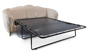 Комплект мягкой мебели Lara 3-1-1 с раскладным механизмом (бежевый/золото) в Сысерти - sysert.ok-mebel.com | фото 3