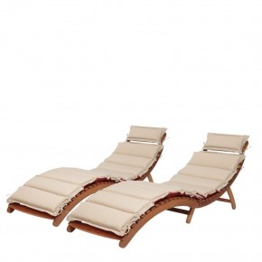 Комплект шезлонги и столик AFM-803A-T133 Beige (2+1) в Сысерти - sysert.ok-mebel.com | фото 2