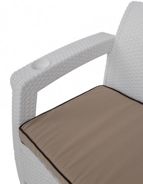 Комплект уличной мебели Yalta Premium Terrace Set (Ялта) белый (+подушки под спину) в Сысерти - sysert.ok-mebel.com | фото 5