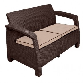 Комплект уличной мебели Yalta Premium Terrace Set (Ялта) шоколадый (+подушки под спину) в Сысерти - sysert.ok-mebel.com | фото 3