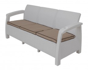 Комплект уличной мебели Yalta Premium Terrace Triple Set (Ялта) белый (+подушки под спину) в Сысерти - sysert.ok-mebel.com | фото 2