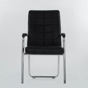 Кресло Barneo K-14 для посетителей и переговорных (черный) в Сысерти - sysert.ok-mebel.com | фото 2