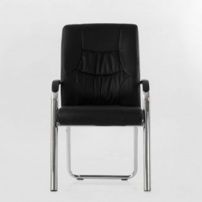Кресло Barneo K-15 для посетителей и переговорных (черный) в Сысерти - sysert.ok-mebel.com | фото 2