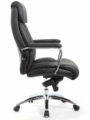 Кресло BRABIX PREMIUM "Phaeton EX-502" (кожа с компаньоном, хром, черное) 530882 в Сысерти - sysert.ok-mebel.com | фото 3