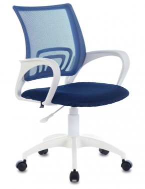 Кресло BRABIX "Fly MG-396W" (белый/темно-синее) 532399 в Сысерти - sysert.ok-mebel.com | фото