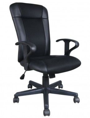 Кресло BRABIX "Optima MG-370" (экокожа/ткань, черное) 531580 в Сысерти - sysert.ok-mebel.com | фото