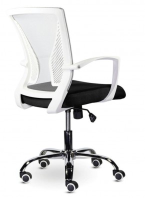 Кресло BRABIX "Wings MG-306" (пластик белый, хром, сетка, серое/черное) 532010 в Сысерти - sysert.ok-mebel.com | фото 4