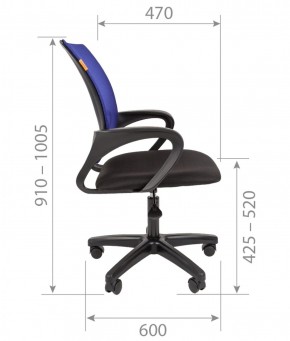 Кресло для оператора CHAIRMAN 696  LT (ткань стандарт 15-21/сетка TW-01) в Сысерти - sysert.ok-mebel.com | фото 5