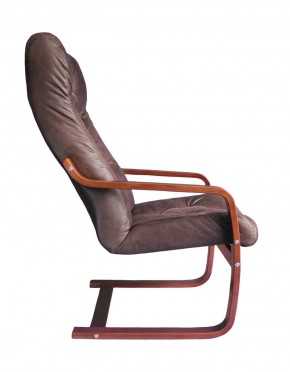 Кресло для отдыха (пружинка) Магнат 102-З-Ш замша ШОКОЛАД в Сысерти - sysert.ok-mebel.com | фото 2