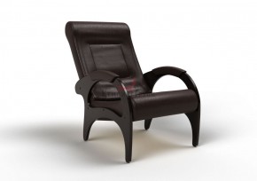 Кресло для отдыха Римини 19-К-В (экокожа/венге) ВЕНГЕ в Сысерти - sysert.ok-mebel.com | фото
