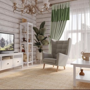 Кресло для отдыха Саари светло-серое, ткань рогожка в Сысерти - sysert.ok-mebel.com | фото 4