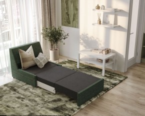 Кресло для отдыха Йоки тёмно-зелёный, ткань рогожка в Сысерти - sysert.ok-mebel.com | фото 4