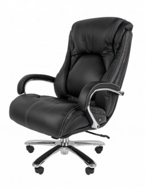 Кресло для руководителя CHAIRMAN 402 (Кожа) Черное в Сысерти - sysert.ok-mebel.com | фото 2