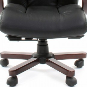 Кресло для руководителя Chairman 421 черный/орех темный, черный в Сысерти - sysert.ok-mebel.com | фото 4