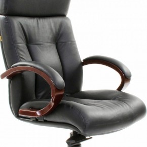 Кресло для руководителя Chairman 421 черный/орех темный, черный в Сысерти - sysert.ok-mebel.com | фото 6