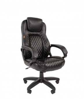 Кресло для руководителя  CHAIRMAN 432 (Экокожа черная) в Сысерти - sysert.ok-mebel.com | фото