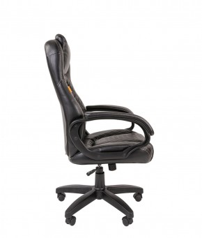 Кресло для руководителя  CHAIRMAN 432 (Экокожа черная) в Сысерти - sysert.ok-mebel.com | фото 3