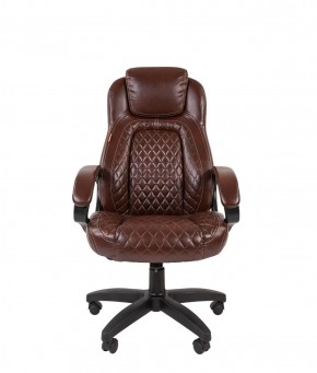 Кресло для руководителя  CHAIRMAN 432 (Экокожа коричневая) в Сысерти - sysert.ok-mebel.com | фото 2