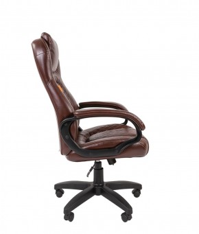 Кресло для руководителя  CHAIRMAN 432 (Экокожа коричневая) в Сысерти - sysert.ok-mebel.com | фото 3