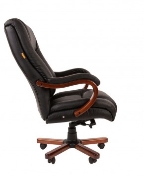 Кресло для руководителя CHAIRMAN  503 (Кожа) Черное в Сысерти - sysert.ok-mebel.com | фото 3